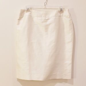 ARMANI COLLECTION SILK CREAM SKIRT, Size 6